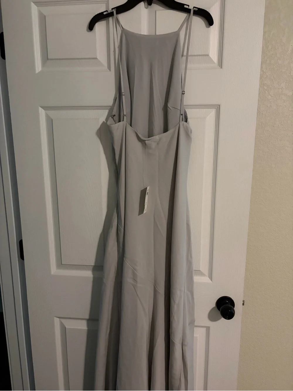 NWT Abercrombie Light Gray Maxi Slip Dress